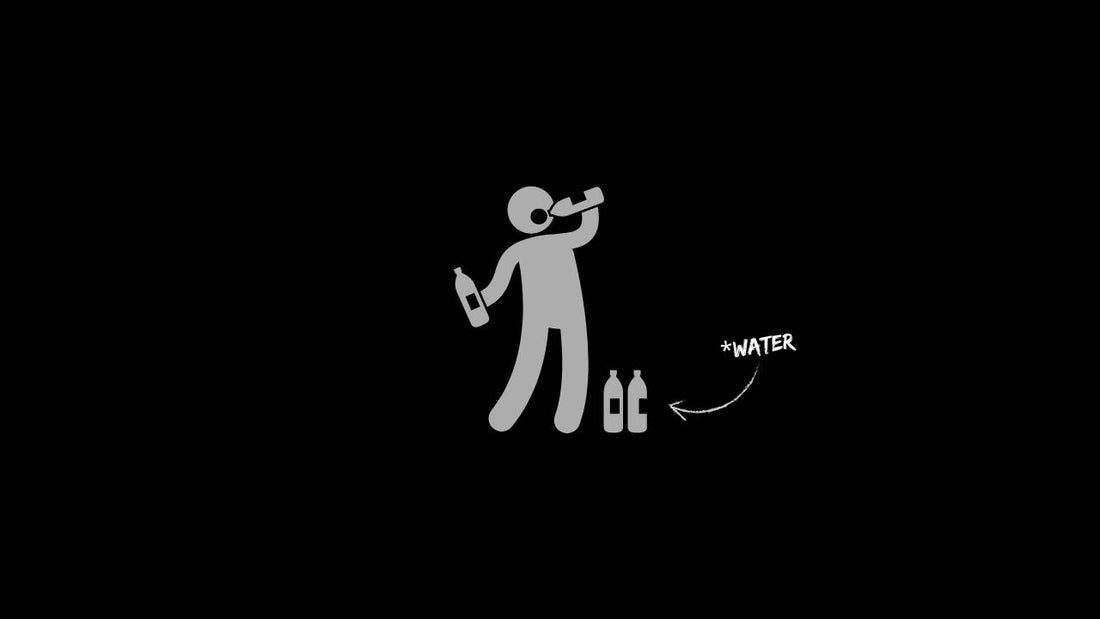 YOU DON'T DRINK ENOUGH WATER